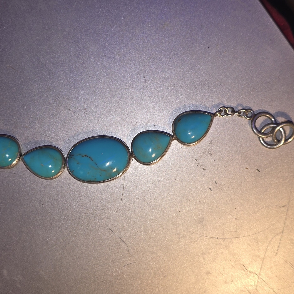 Elegant Blue Stone Bracelet